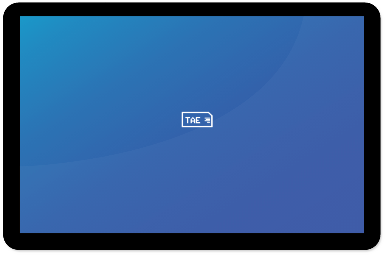 Tablet app — detail view